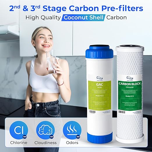 iSpring F10KU NSF Certified 1-Year Replacement Filter Set