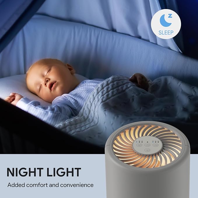 FULMINARE Air Purifiers for Home H13 True HEPA Air Filter Quiet Air Cleaner