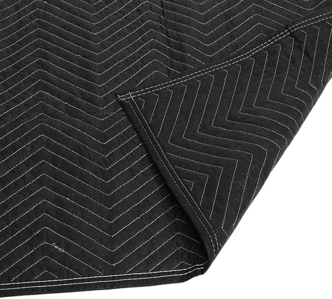 2 Pack Moving Blankets 40x 72" Moving Pads for Furniture Protection Quilted Packing Shipping Blankets for Furniture Moving Supplies