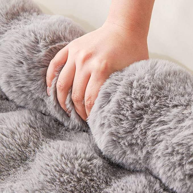 Dog Bed for Couch - Raised Edge Furniture Protector with Soft Plush Material, Calming Dog Bed for Home Kitchen Living Room Nursery Apartment Daily Rest, Comfortable Design