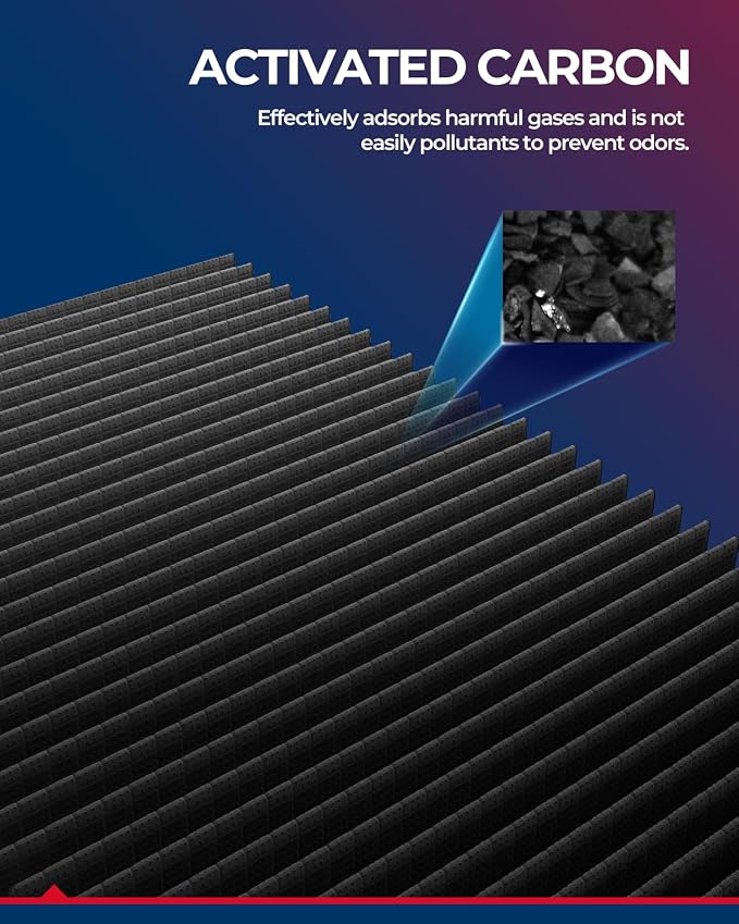 KAX Cabin Air Filter with Activated Carbon, CF11775 Replacement