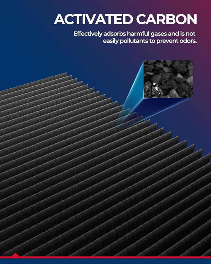 KAX Cabin Air Filter with Activated Carbon, CF12157 Replacement