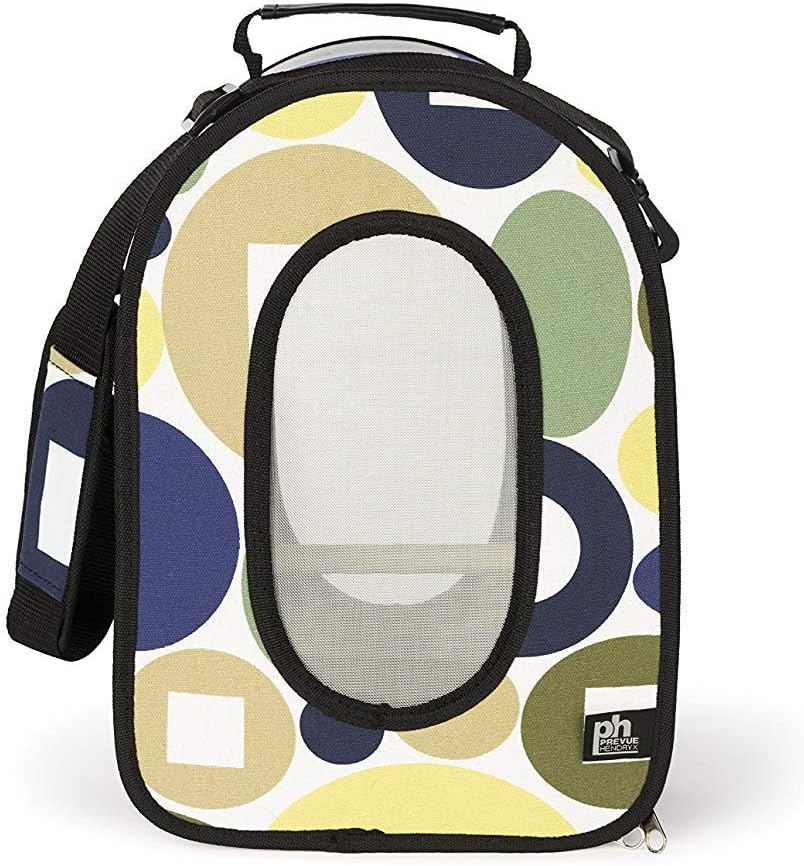 Prevue Pet Products Soft Sided Bird Travel Carrier with Perch Small, Multicolor