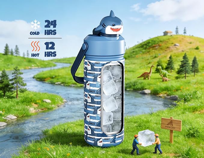 POWCAN 18 oz Insulated Water Bottle