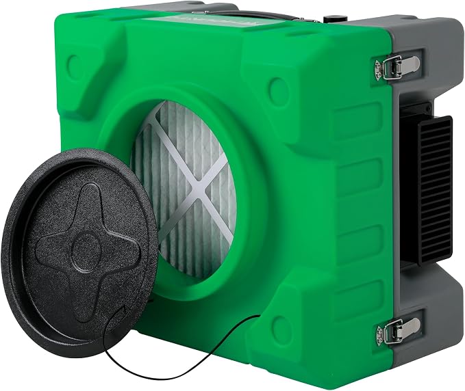 MOUNTO 550cfm Hepa Air Scrubber Industrial Air Cleaner- 550cfm Portable Air