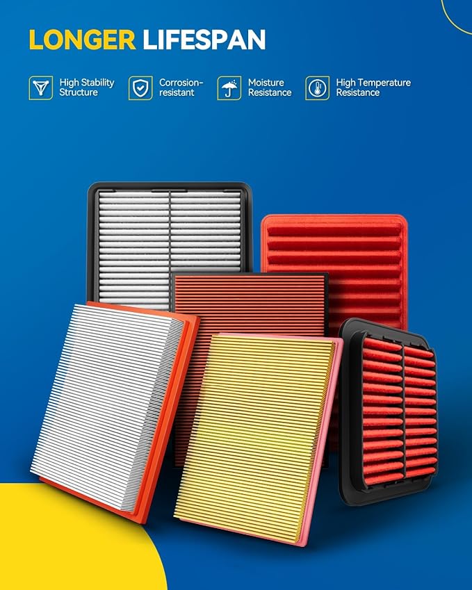 PHILTOP Engine Air Filter, Compatible