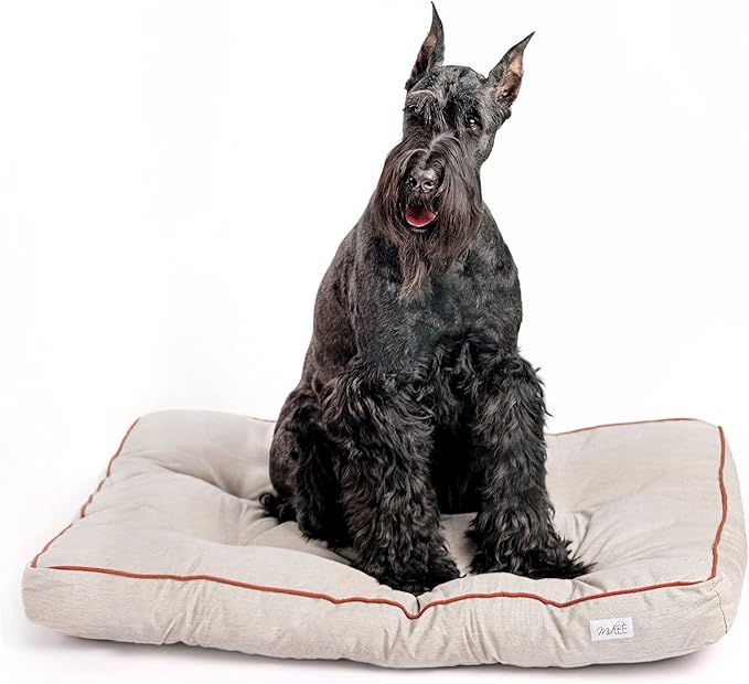 Midlee Outdoor Dog Bed- Medium Tufted Washable Water Resistant Pet Kennel Mat