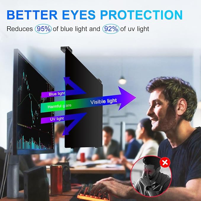 2Pack Magnetic 24 Inch Privacy Screen