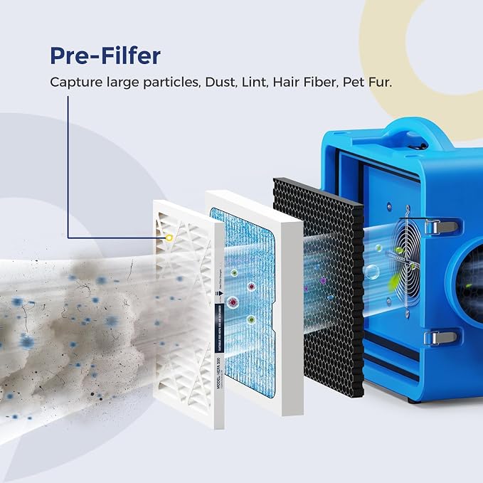 HEPA 500 Air Scrubber Filter Compatible