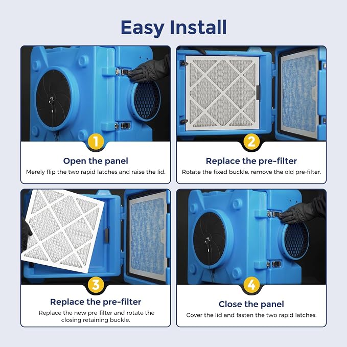 HEPA 500 Air Scrubber Filter Compatible