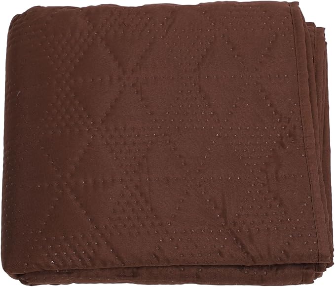 Defensive Dog Bed Cover | Secure Washable Pet Blanket for Sofa/Couch/Furniture | Brown Layer for Dogs & Cats (52x82inch)