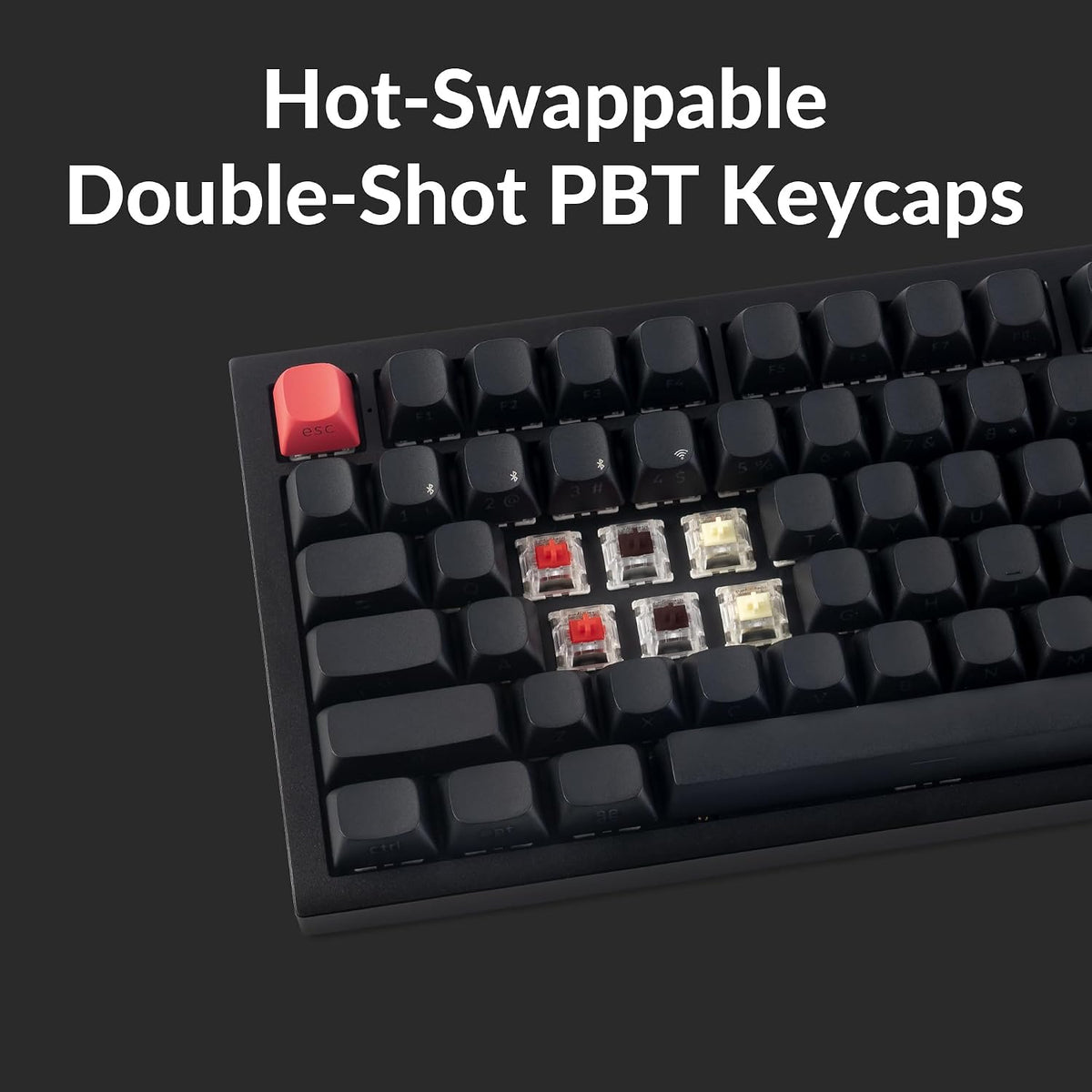 Keychron Q6 Max Wireless Mechanical Keyboard, Full Size for Work and Gaming
