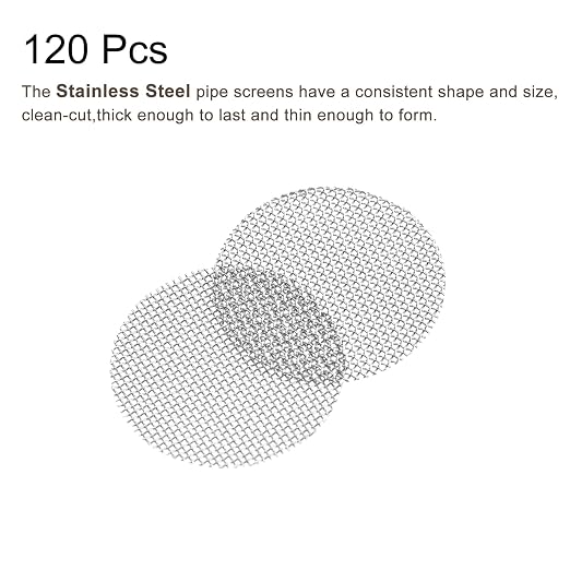 MECCANIXITY Pipe Screen Stainless Steel Screens, 19/32 Inch Diameter