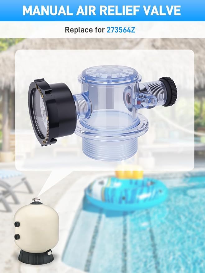 273564Z Manual Air Relief Assembly Clear Body Compatible