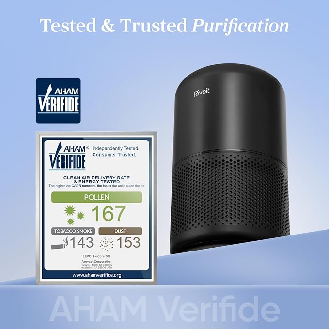 LEVOIT Air Purifier for Home Allergens Pets in Bedroom, Covers Up to 1073 ft²