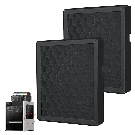 2PCS Air Filter for Bambu Lab H2D/H2S/H2D Laser, 3D Printer Activated Carbon
