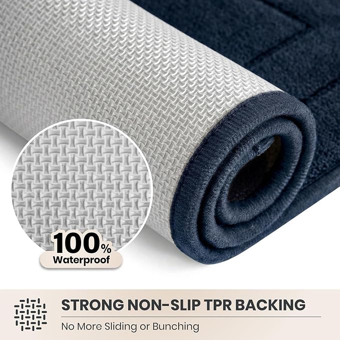 PURRUGS Dirt Trapping Door Mat 32" x 70", Non-Slip/Skid Machine Washable