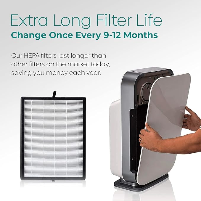 Alen 45i & Flex Replacement Air Filter, B4-Fresh Carbon H13 True HEPA Filter