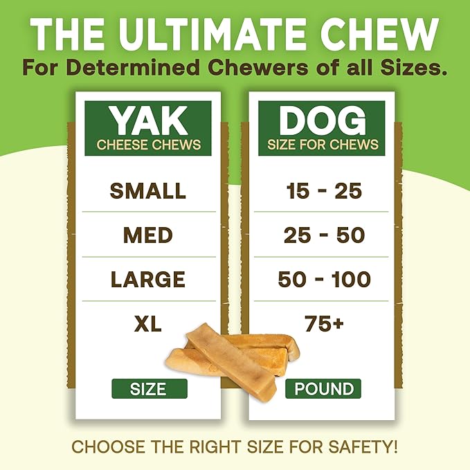 EcoKind Premium Gold Monster Yak Cheese Himalayan Dog Chew, Dog Treats Large Breed, All Natural, High Protein, for Aggressive Chewers, XL - 9+ Chews (3 Lbs)