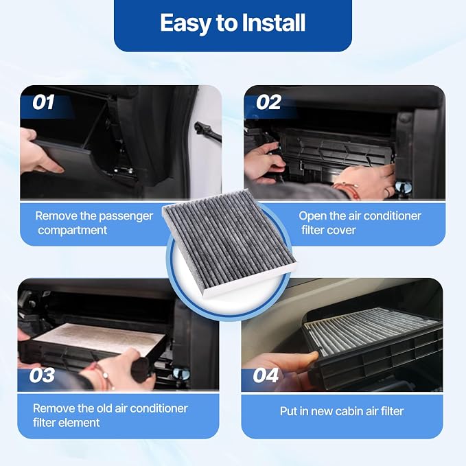 RUITO Cabin Air Filter, Fits EX35, Replacement