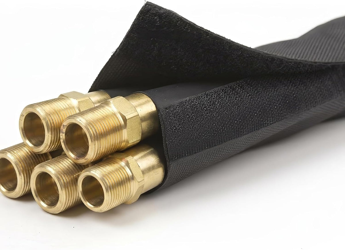 Electriduct 4" Hook and Loop Side Entry Hose and Cable Sleeve - 10 Feet