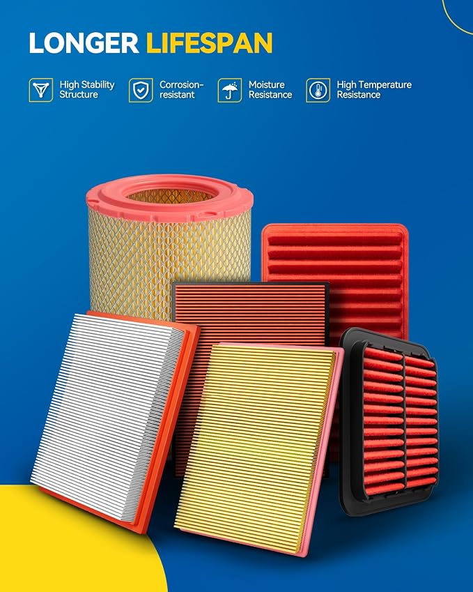 PHILTOP Engine Air Filter, CA9345 Compatible