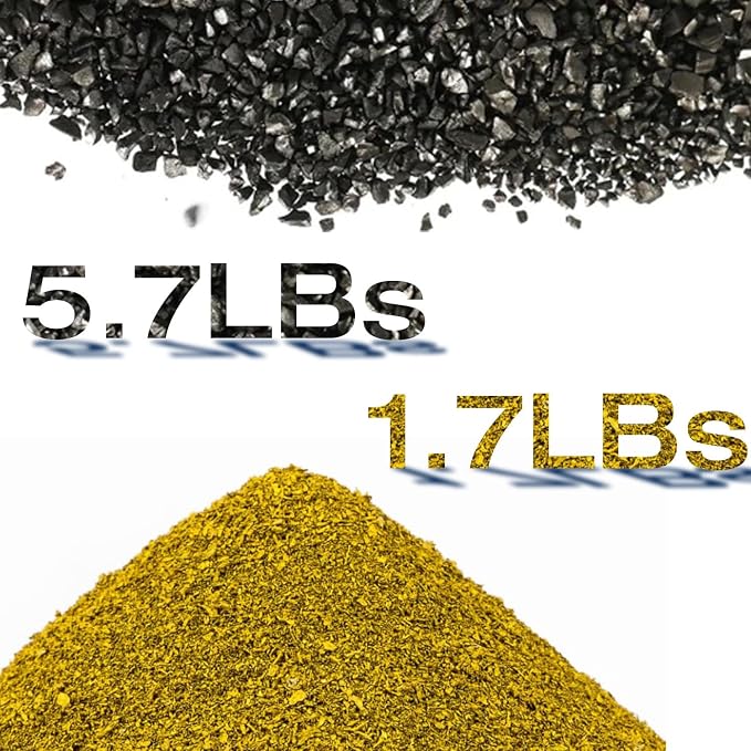 H&G Lifestyles KDF 55 Activated Granular Carbon Filter Media, Refill