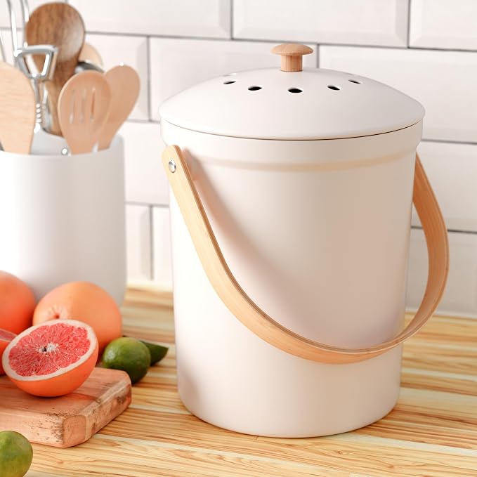 Beautiful Kitchen Compost Bin