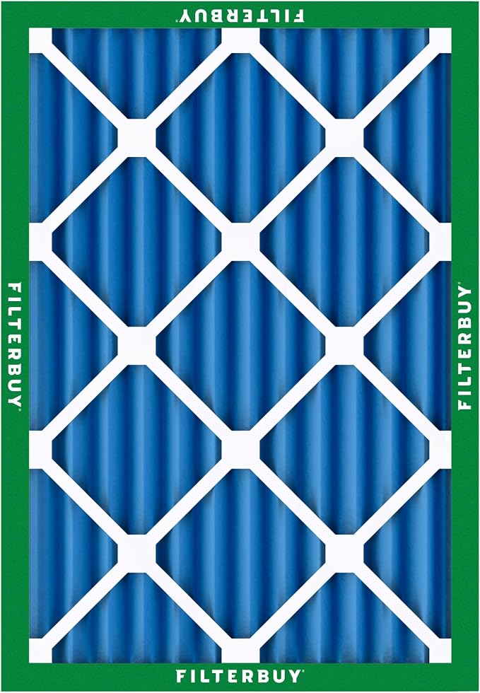 Filterbuy 15x20x2 Air Filter MERV 13 Optimal Smoke & Allergy Defense,