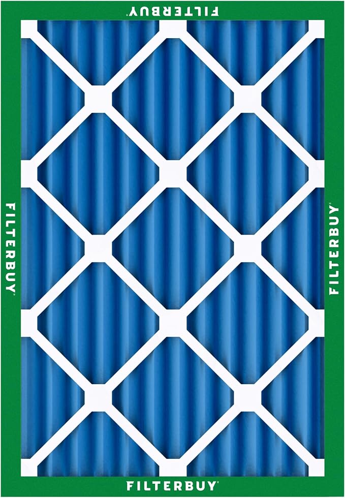 Filterbuy 10x14x2 Air Filter MERV 13 Optimal Smoke & Allergy Defense,