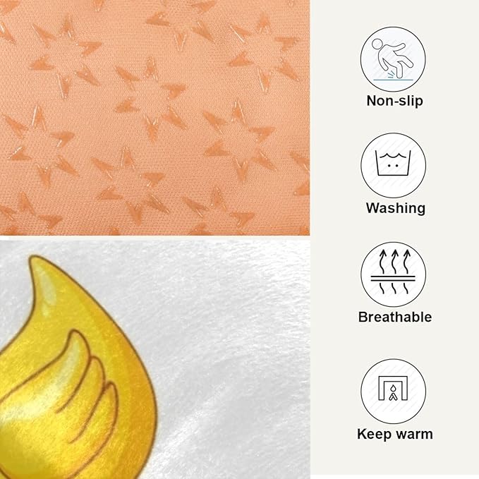 Emelivor Yellow Duck White Dog Cat Bed Washable Crate Pet Bed Anti-Slip Comfortable Crate Pet Puppy Bed Mat for Medium Large Small Dogs Cats, 24x18in