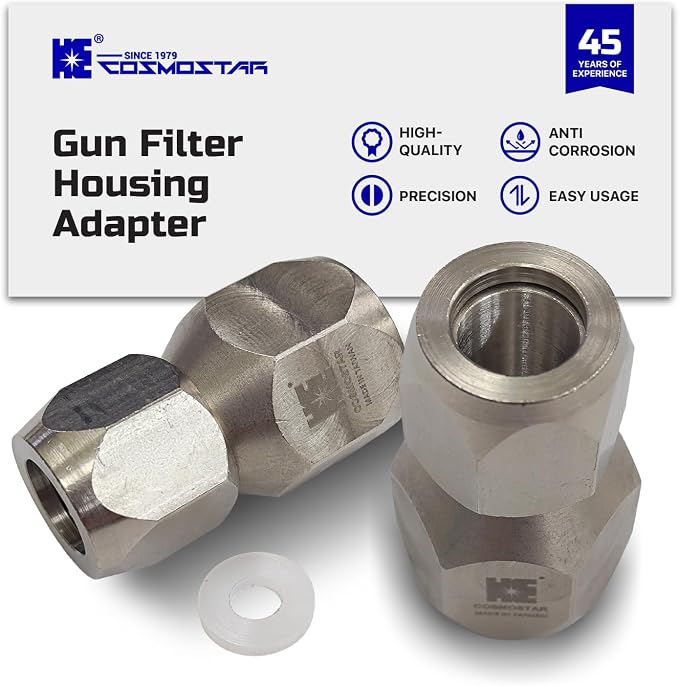 Cosmostar 7/8" x 11/16" Gun Filter Housing Adapter – Tip Filter Retainer