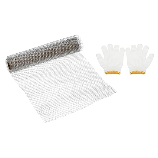 PATIKIL 40"L x 10"W Woven Wire Mesh, 8 Mesh 304 Stainless Steel Air Vent Filter