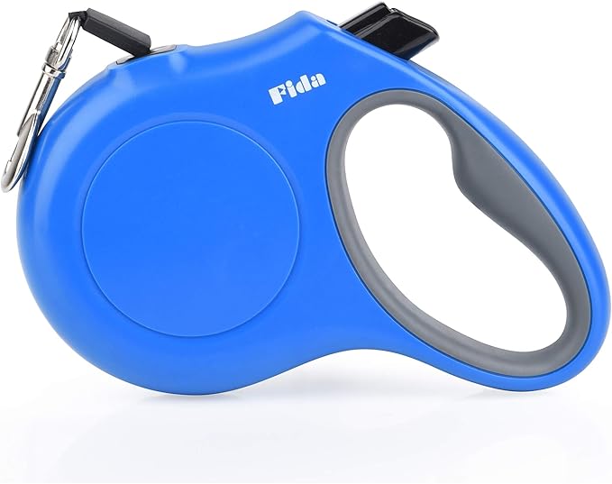 Fida Retractable Dog Leash, X-Small Breed, 10 ft Durable Pet Walking Leash for Extra Small Dogs/Cats/Small Animals up to 18 lbs, 360 Tangle Free, Blue