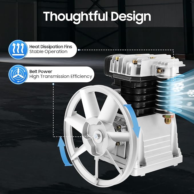 Air Compressor Pump Head, 3hp Air Compressor Pump-Head, 2200w Portable