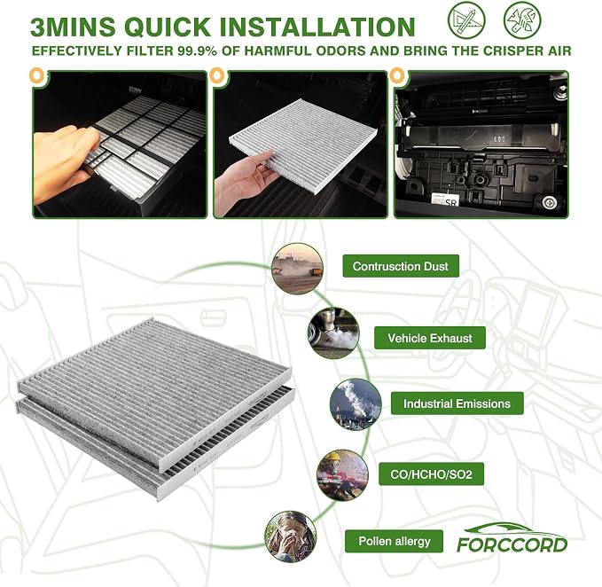 Cabin Air Filter and Engine Air Filter Fits