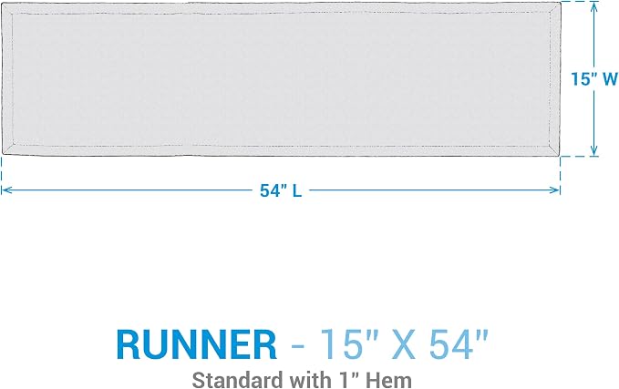 Park Designs Denim Tweed Table Runner 13" x 54"