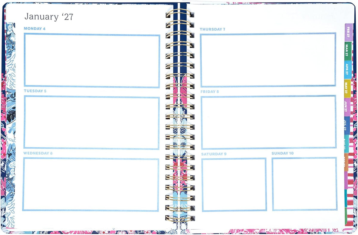 Lilly Pulitzer 17-Month Jumbo 2026-2027 Planner, In All Her Glory