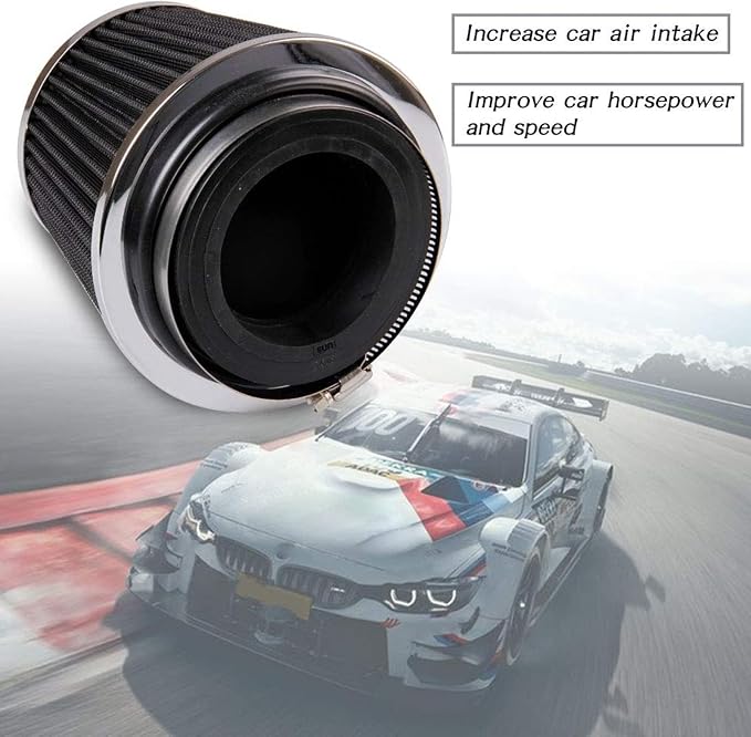 RYANSTAR Universal Clamp-on Air Intake Filter, 3 In /3.5 In /4 In Three
