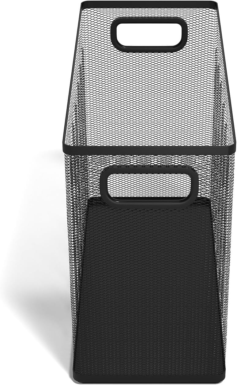 TRU RED Wire Mesh File Organizer, Matte Black, 2-Pack