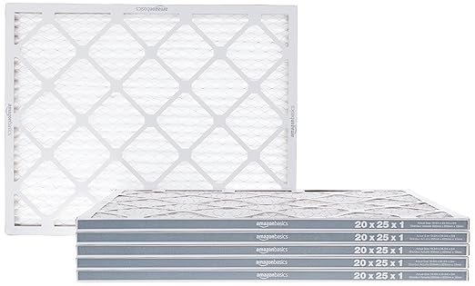 Amazon Basics 20x25x1 Air Filter 6 Pack, MERV 11 AC Furnace Filters