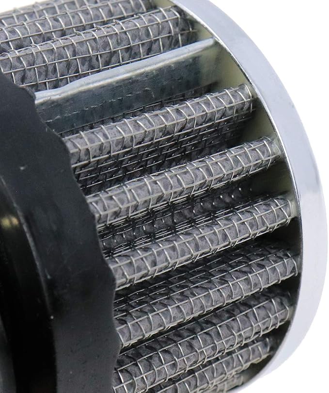 25mm Inlet Motorcycle Air Filter Replacement Cylindrical Intake Mesh Filter
