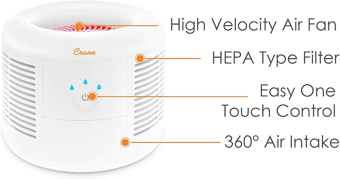 Crane HEPA Air Purifier, Air Purifiers