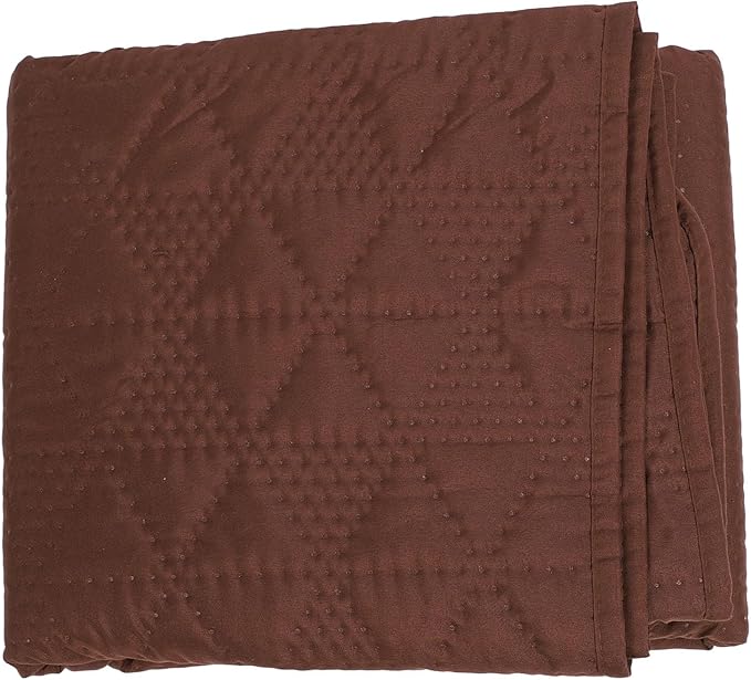 Dog Bed Cover, Pet Blanket Sofa Couch Furniture Protector for Large Dog, Noiseless Quilted Non Slip Bottom, Easy to Remove, 52x82 Inch Brown Polyester, TPU (30x70in/ 76.2x177.8cm)