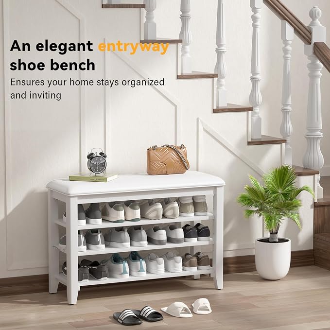 Entryway Shoe Storage Bench
