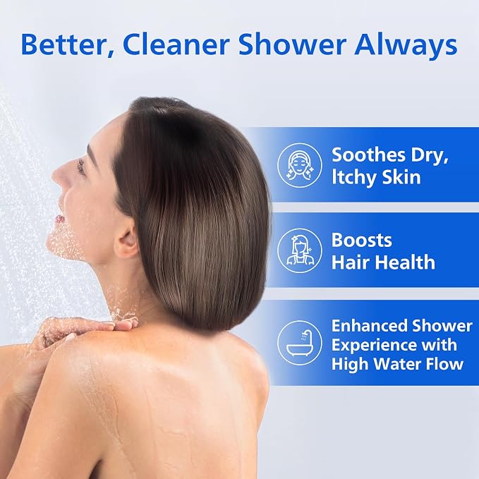 PHILIPS Shower Filter AWP1775BK/37, Water Softener