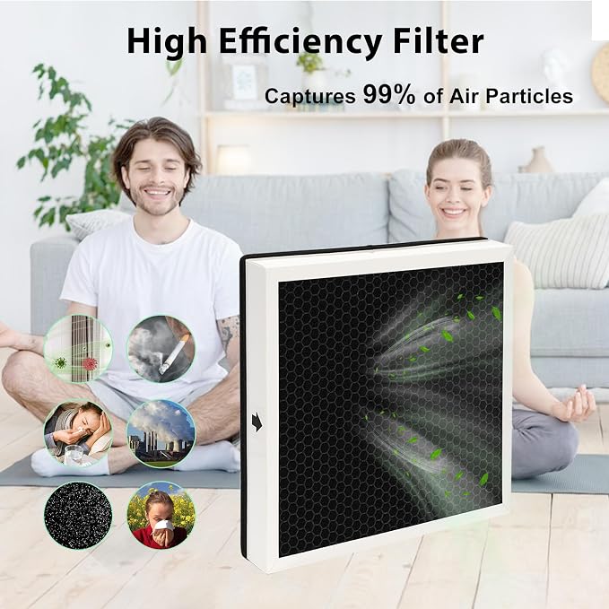 770 Fliter 2-in-1 HEPA/Activated Carbon Filter Replacement Set