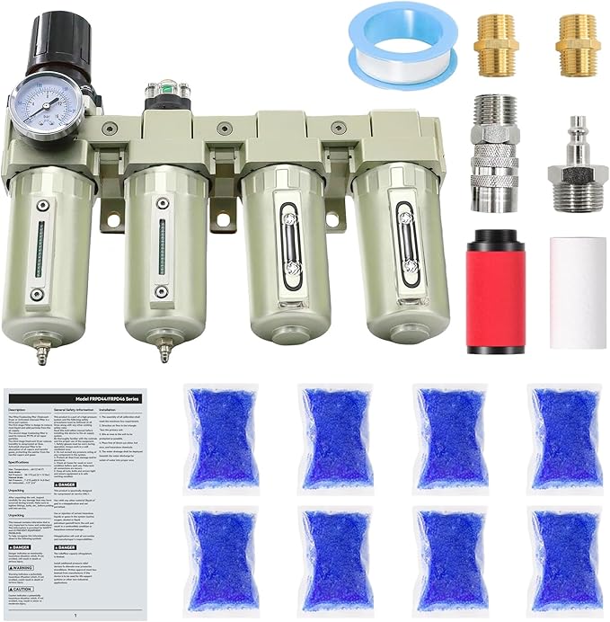1/2" NPT Industrial Grade 4 Stage Air-Dryer-for-Compressor,