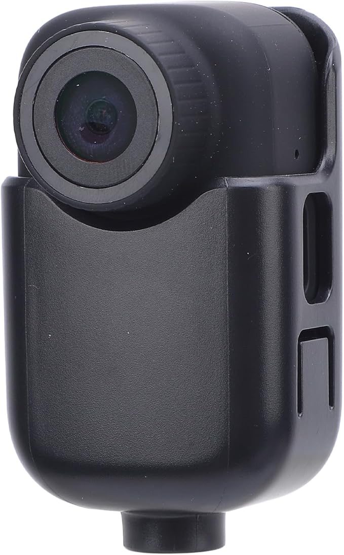 Pet Body Worn Camera, HD Resolution Wearable Body Cam for Dogs and Cats, Water Pet Action Camera with Lightweight Design for Outdoor Travel and Daily Adventures (Black)