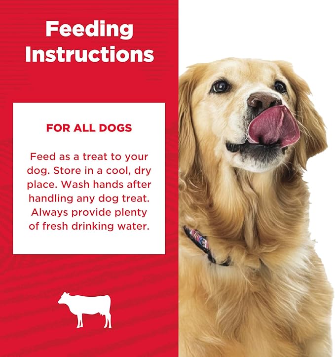 Country Kitchen Rawhide Free Beef Rings Dog Chews, Made with Real Beef, Highly Digestible, Gluten Free, 21 Count